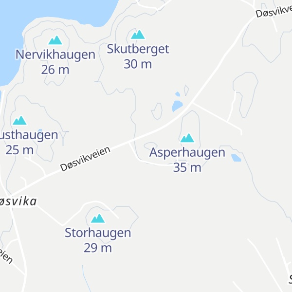 Map of Branthaugen