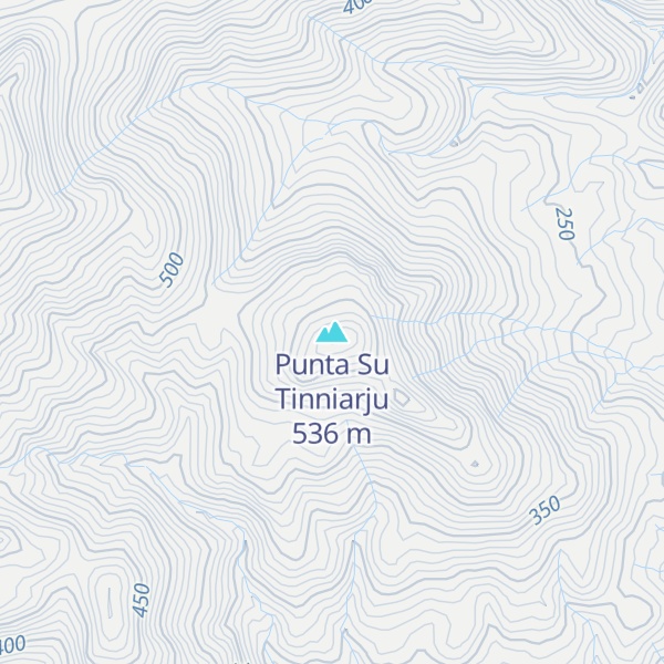 Map of Punta Su Tinniarju