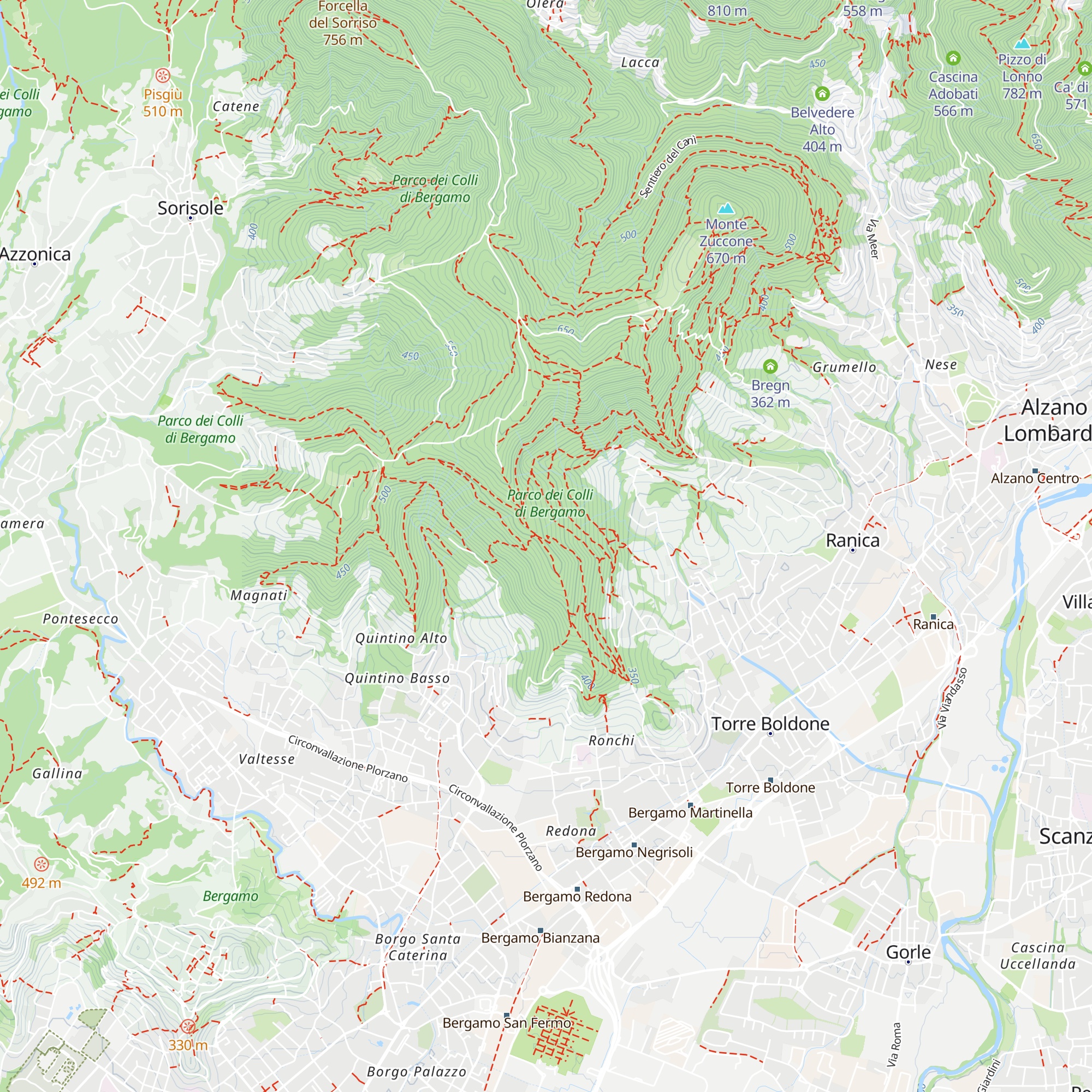 Casél di Amis map