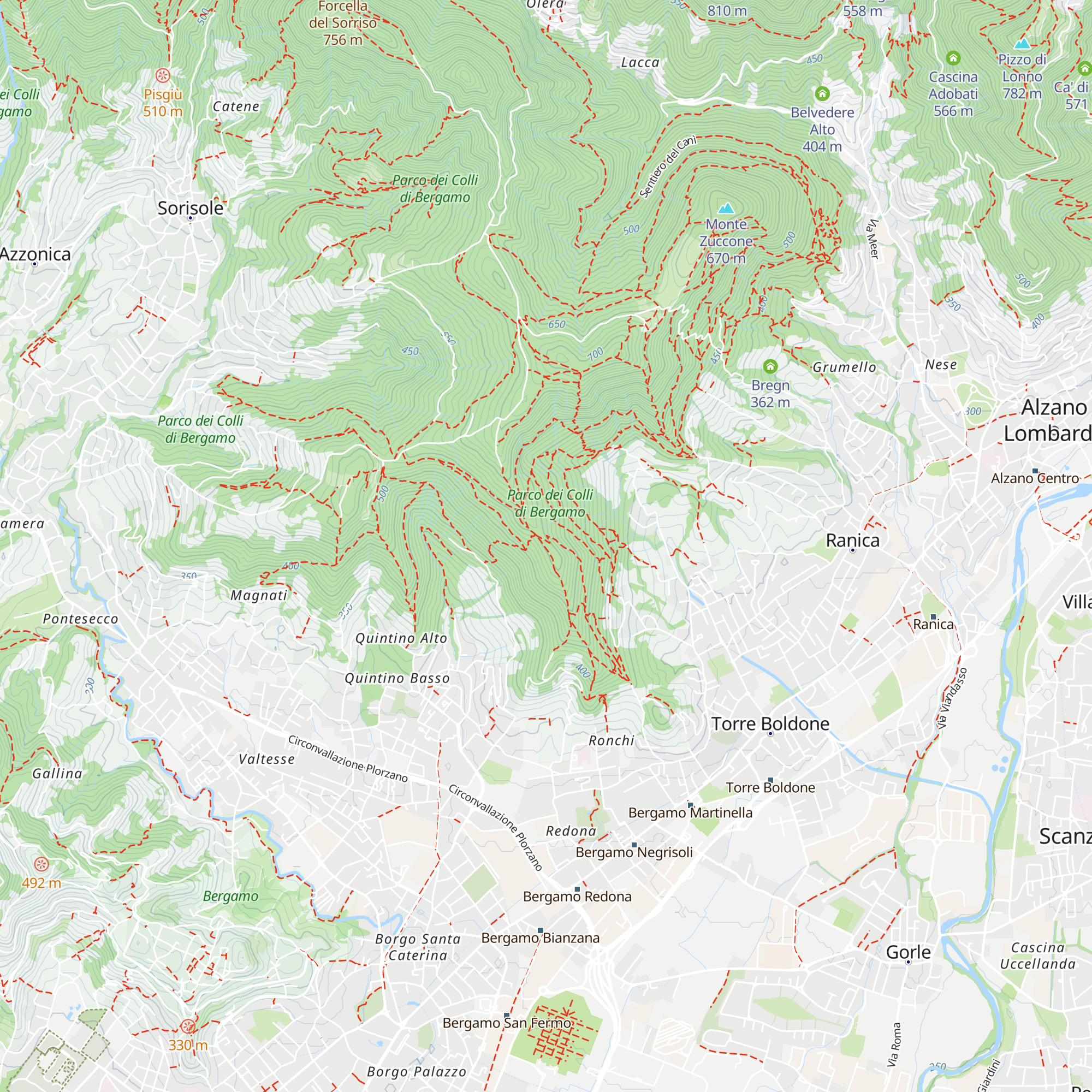 Casél di Amis map