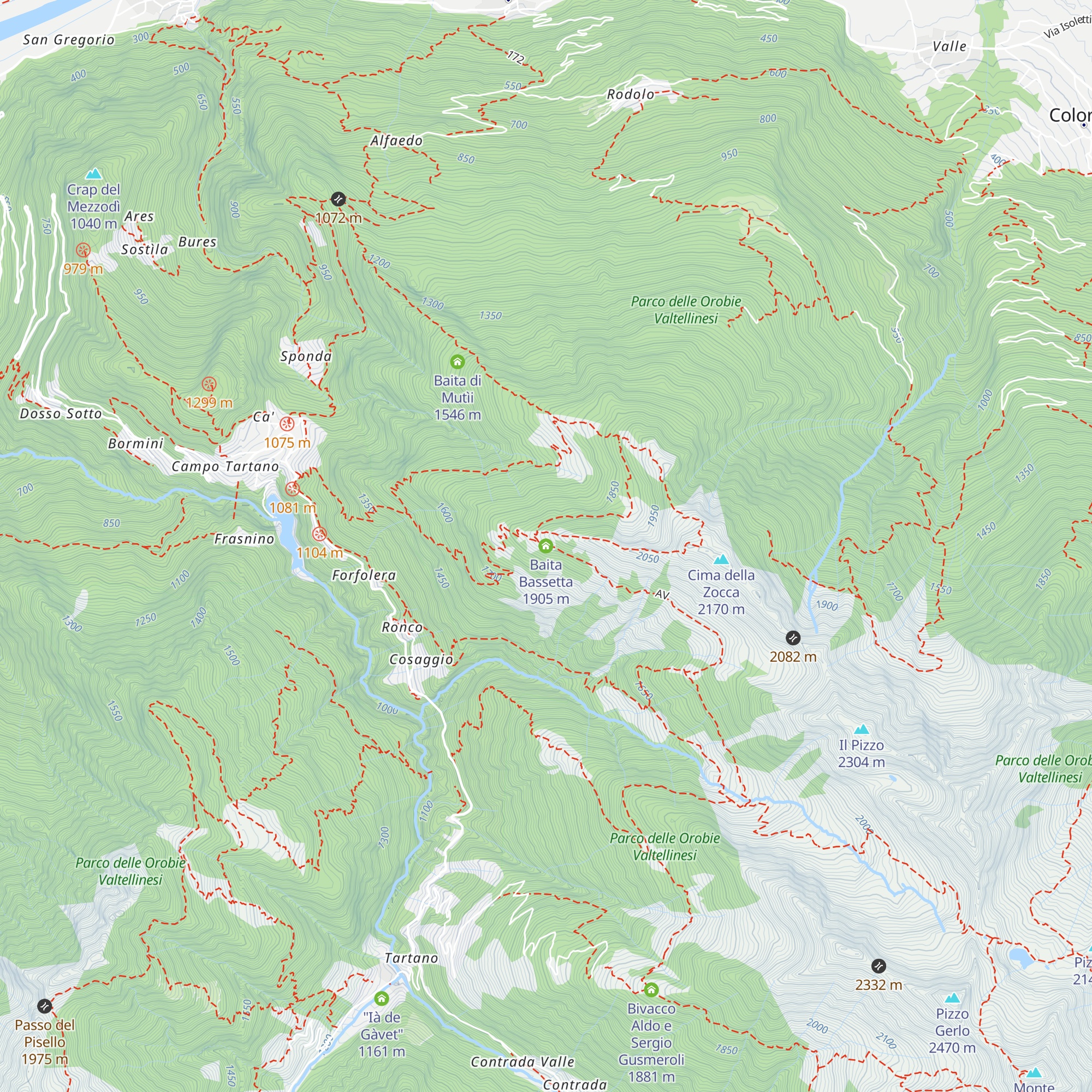 Baita Bassetta map