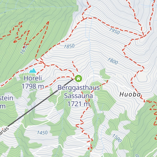 Map of Berggasthaus Sassauna