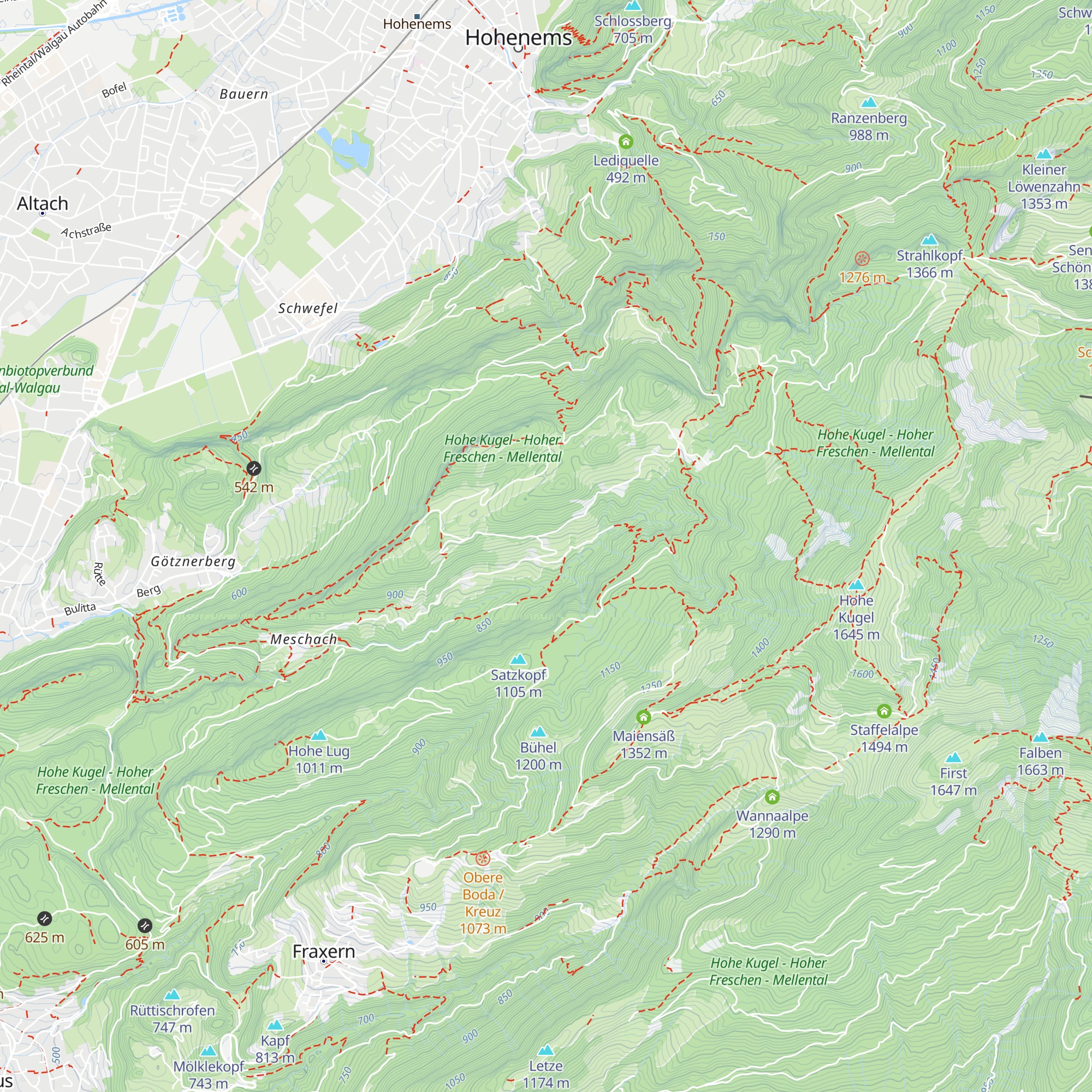 Berghof map