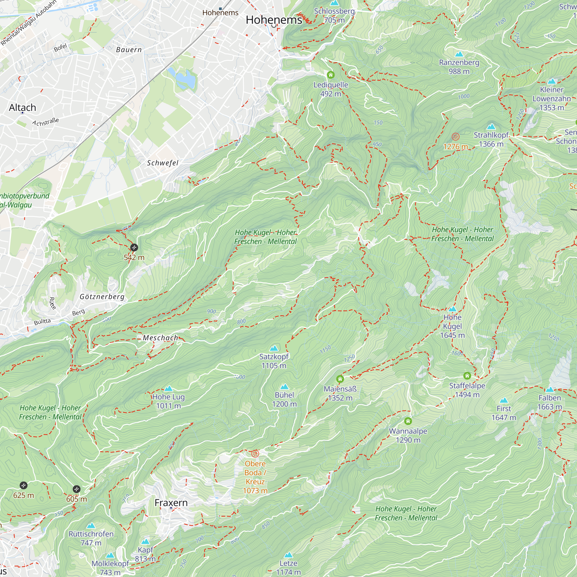 Berghof map
