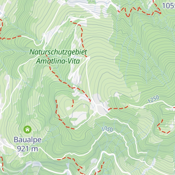 Map of Haus Ratti - Pfadfinderhütte Furx