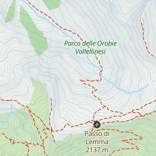 Map of Alpe Lemma Alta