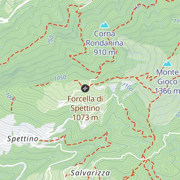 Map of Casa La Forcella