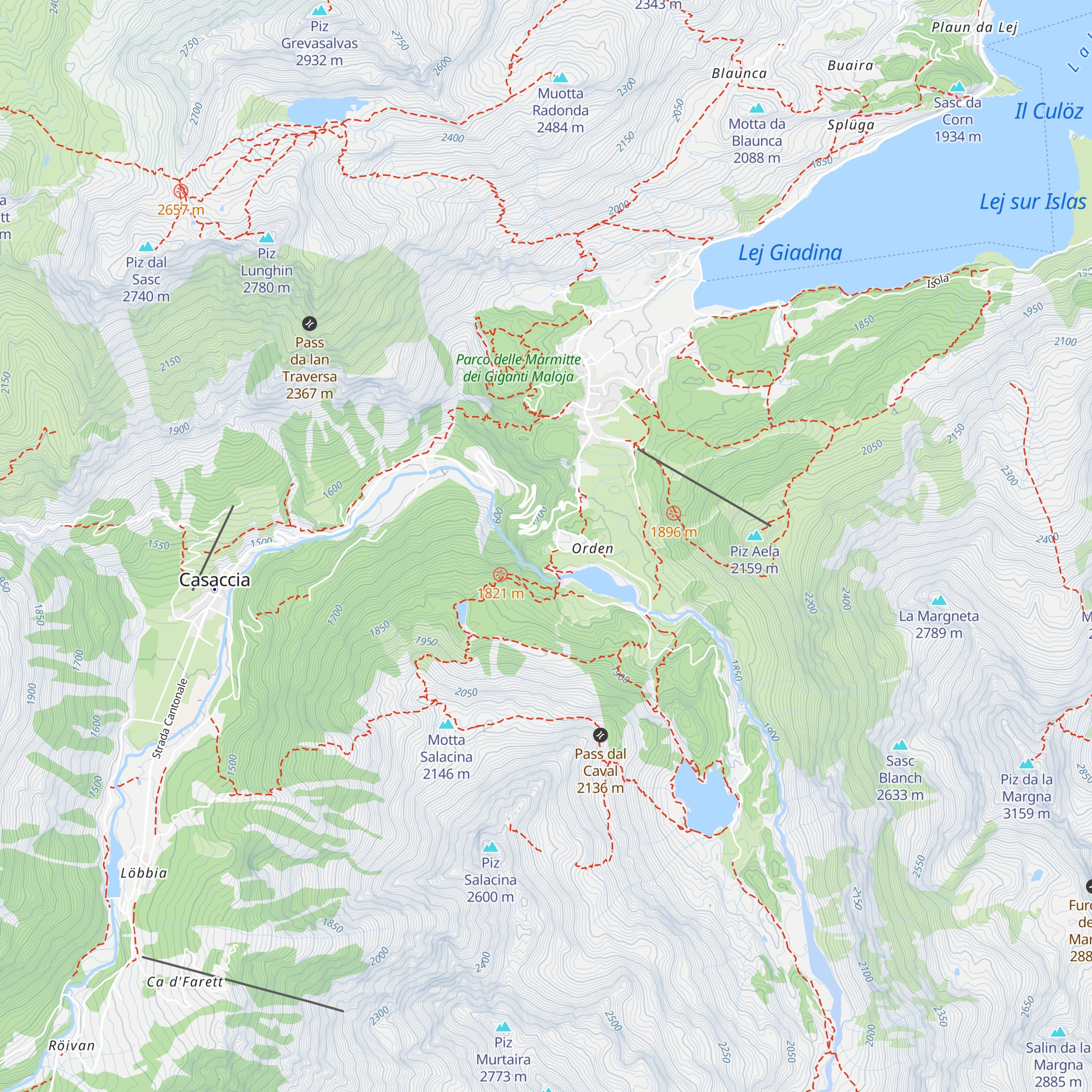 Villa Baldini map