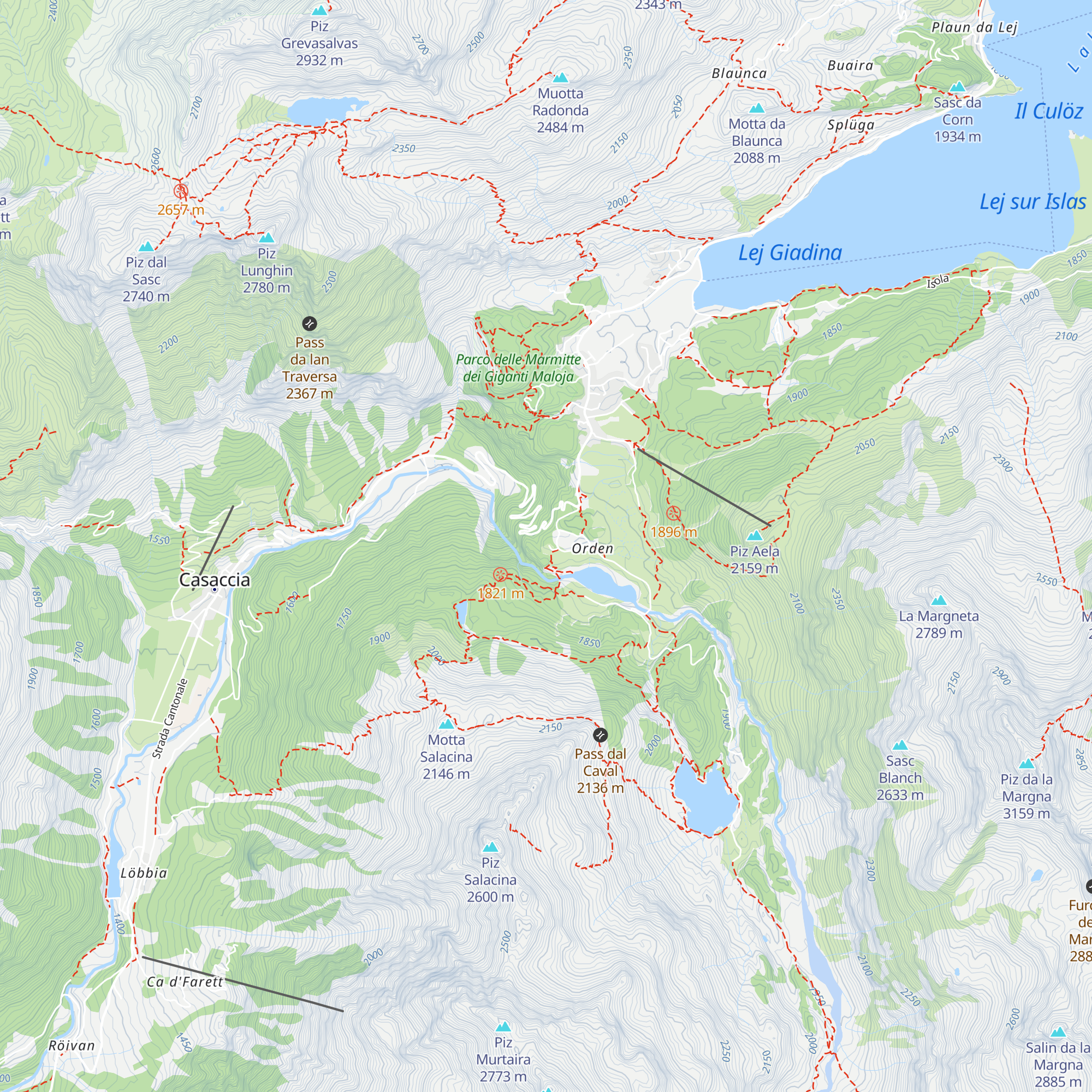 Villa Baldini map