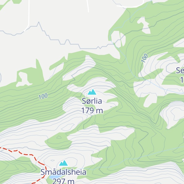 Map of Sørlia