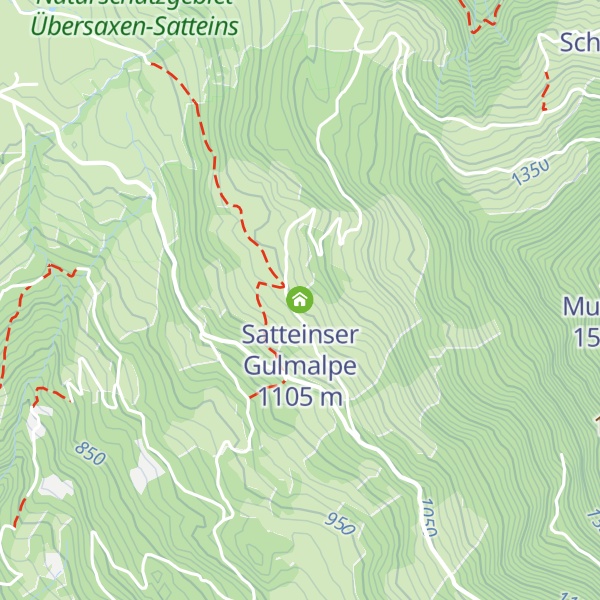 Map of Satteinser Gulmalpe