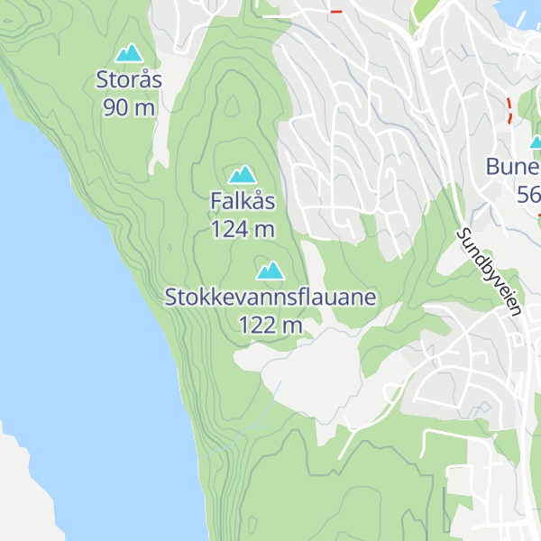 Map of Stokkevannsflauane