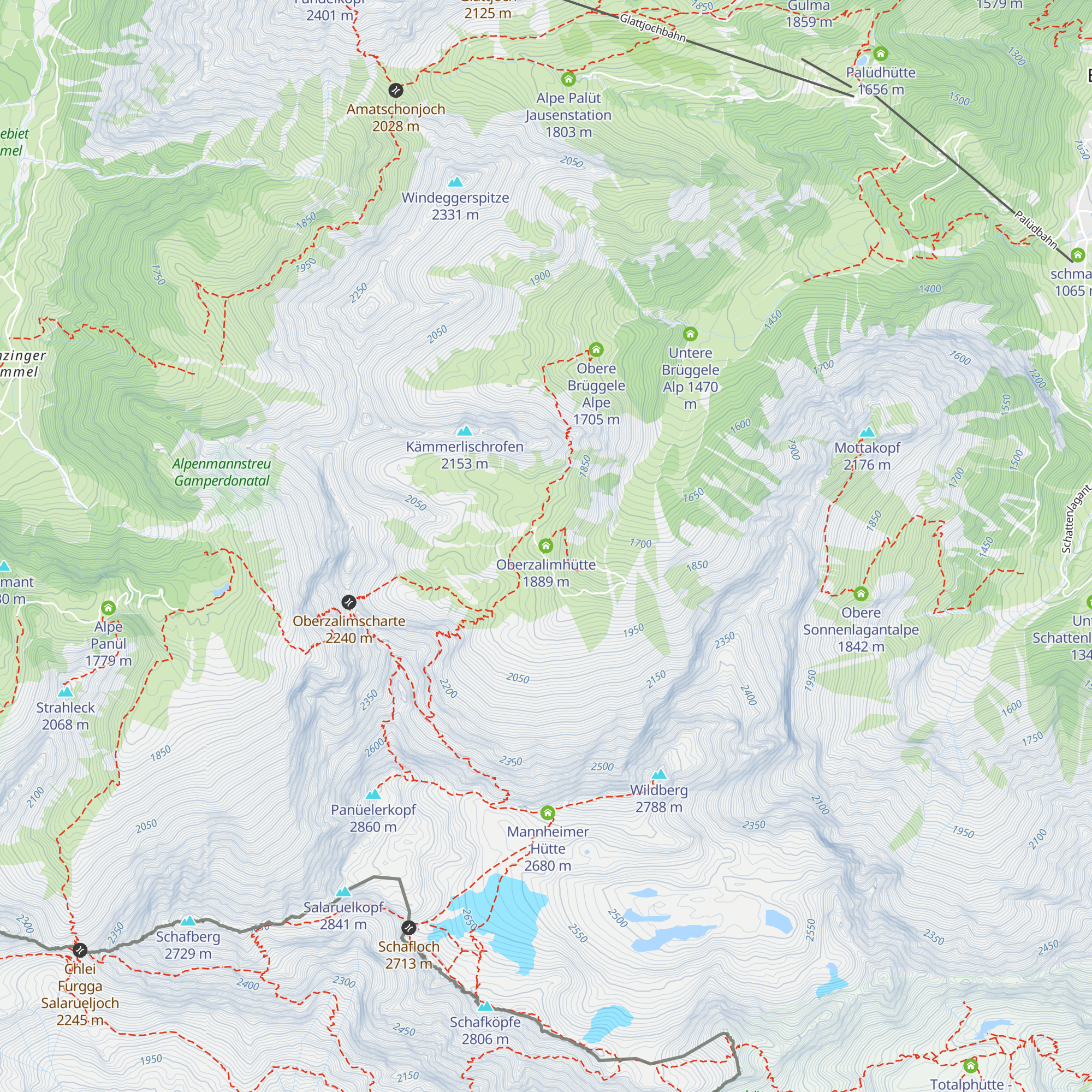 Oberzalimhütte map