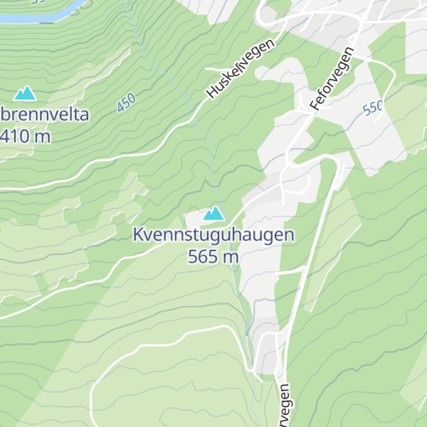 Map of Kvennstuguhaugen