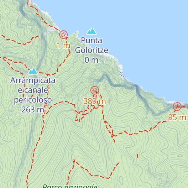 Map of Cuile Salinas