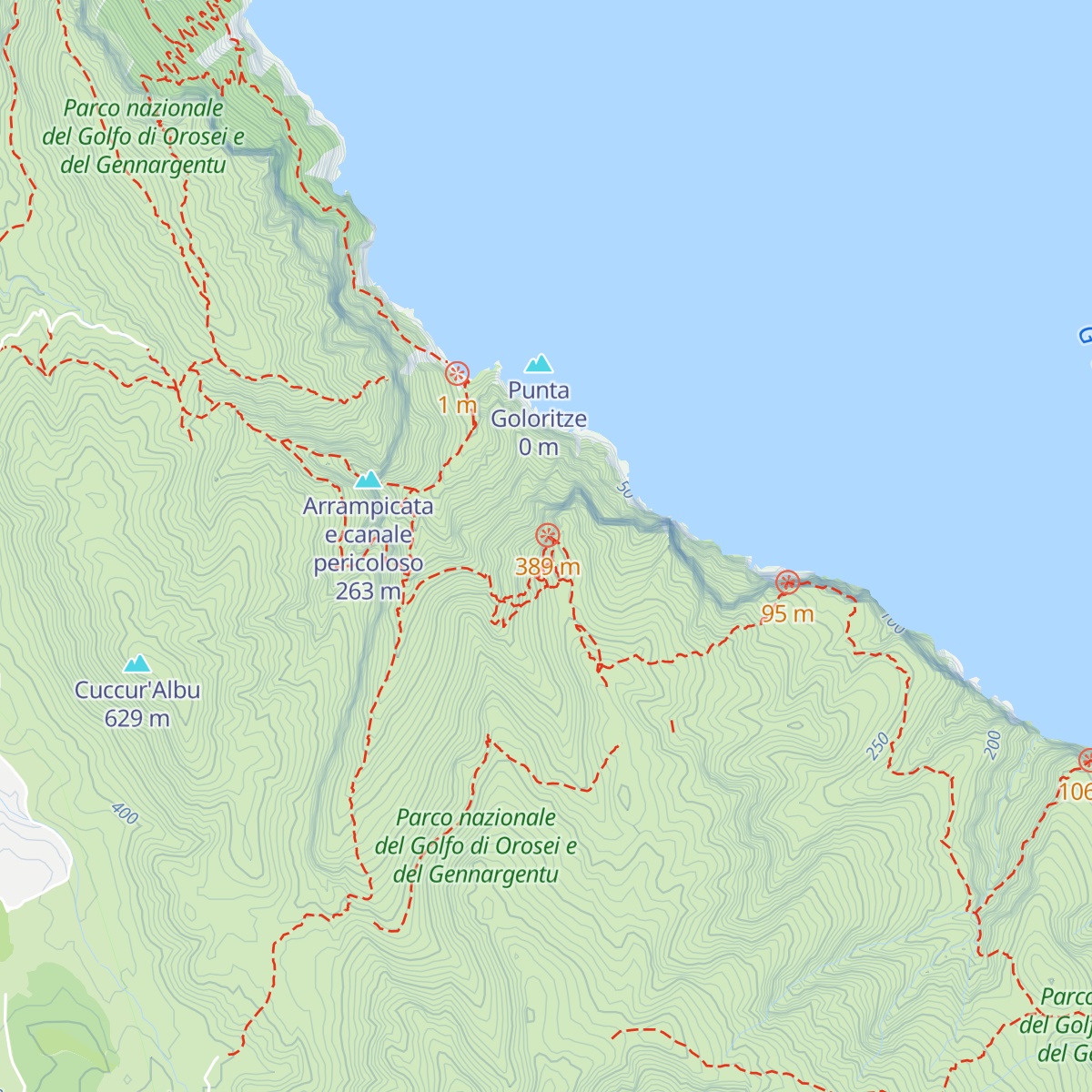 Cuile Salinas map