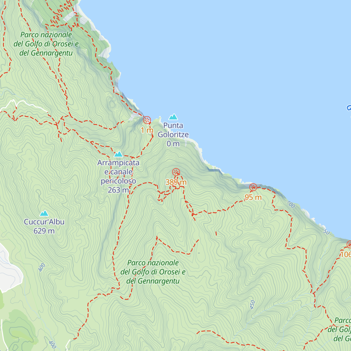 Cuile Salinas map
