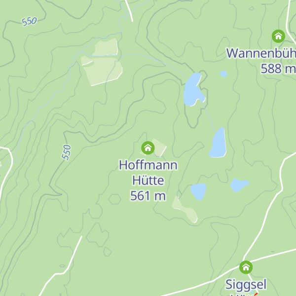 Map of Hoffmann Hütte