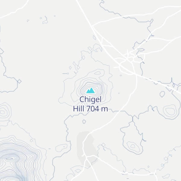Map of Chigel Hill