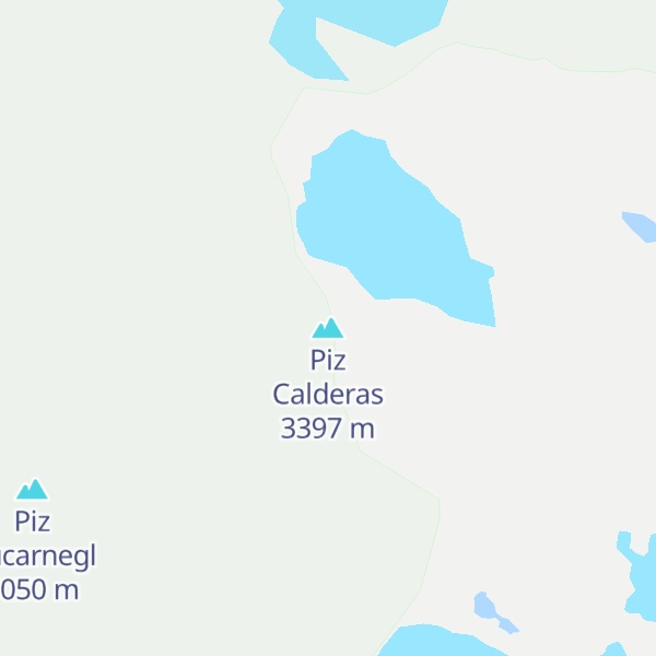 Map of Piz Calderas