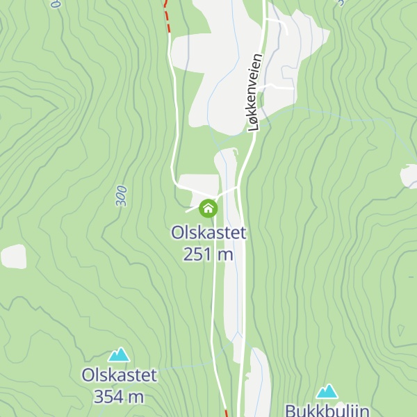 Map of Olskastet