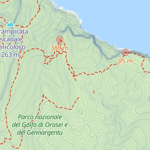Map of Cuile Runcu 'e Su Pressu