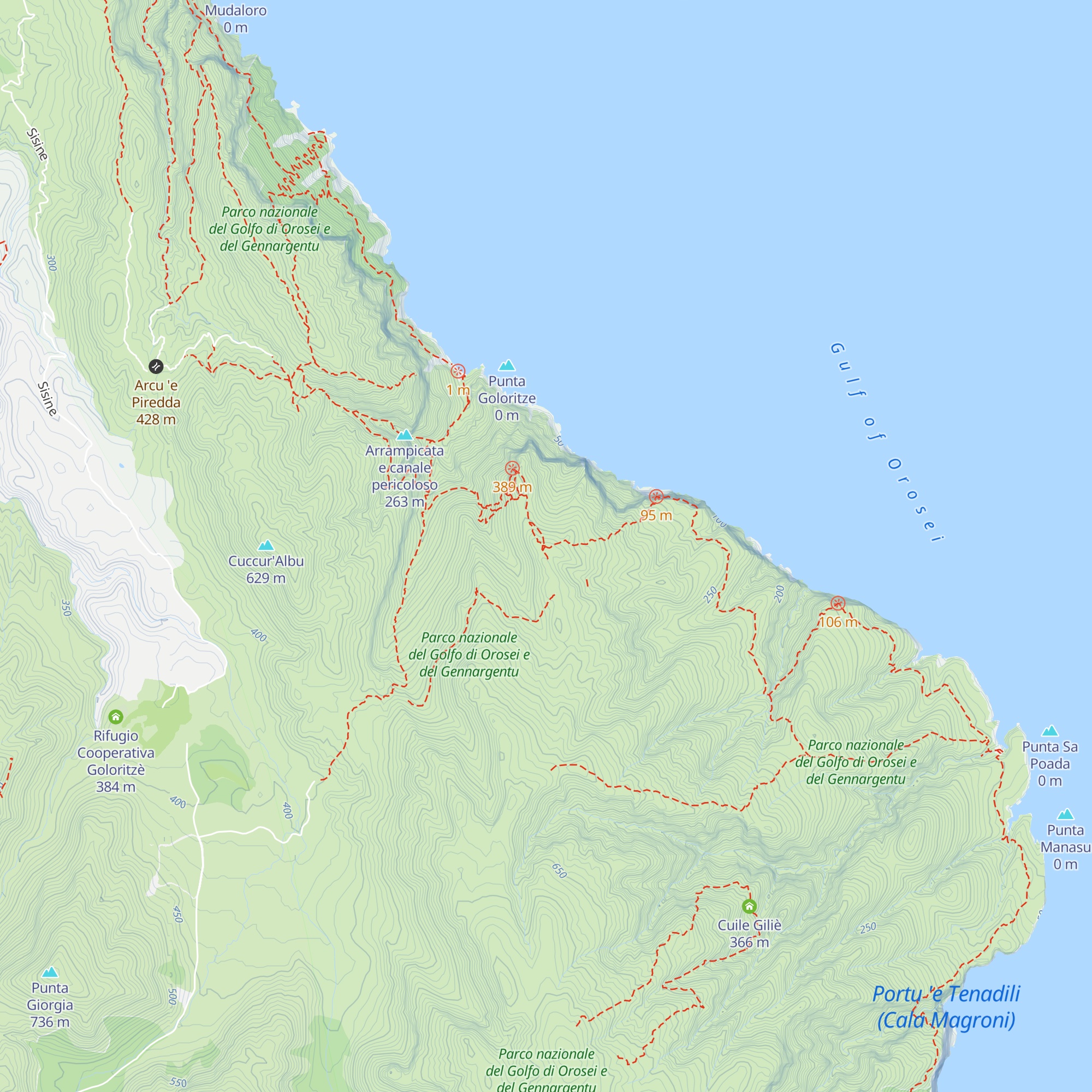 Cuile Runcu 'e Su Pressu map
