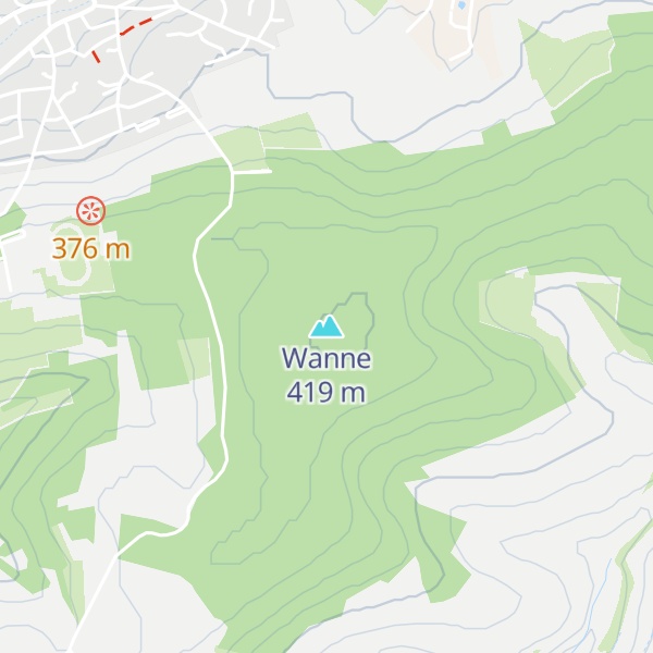 Map of Wanne