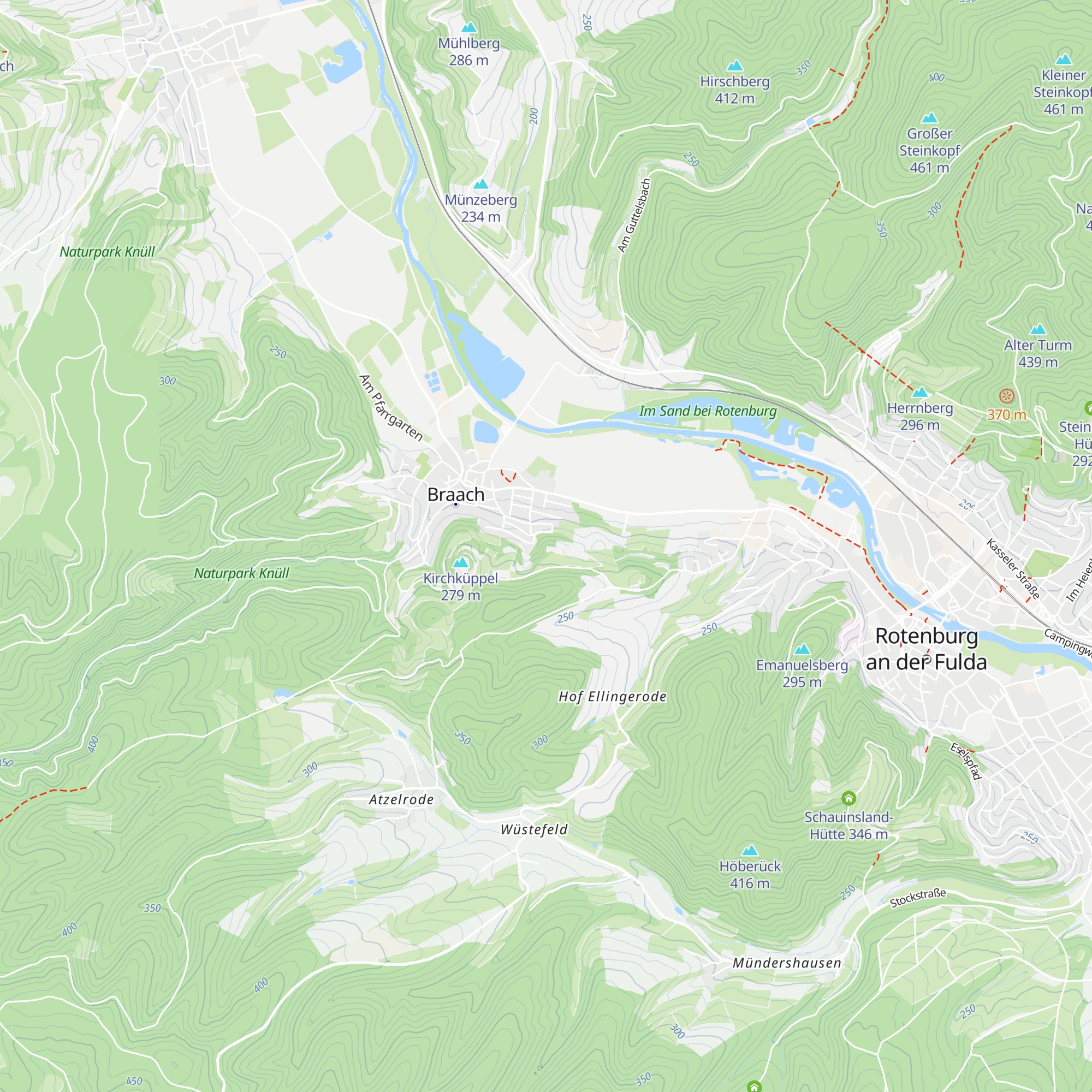 Wartenberghütte map