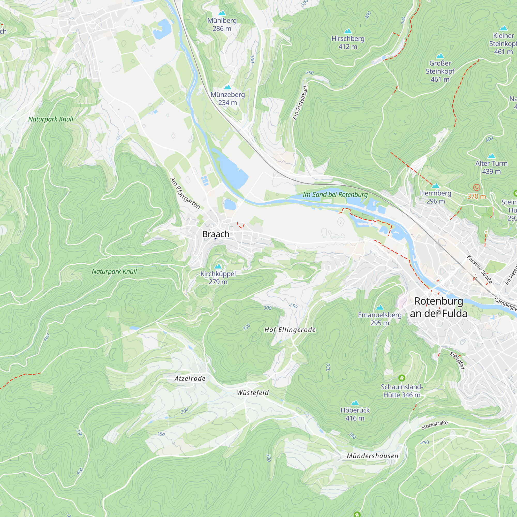 Wartenberghütte map