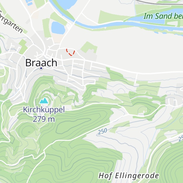 Map of Wartenberghütte