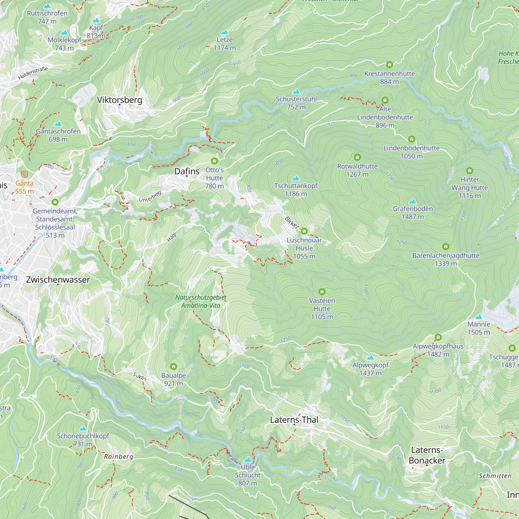 Jagdhaus Vallasusa map