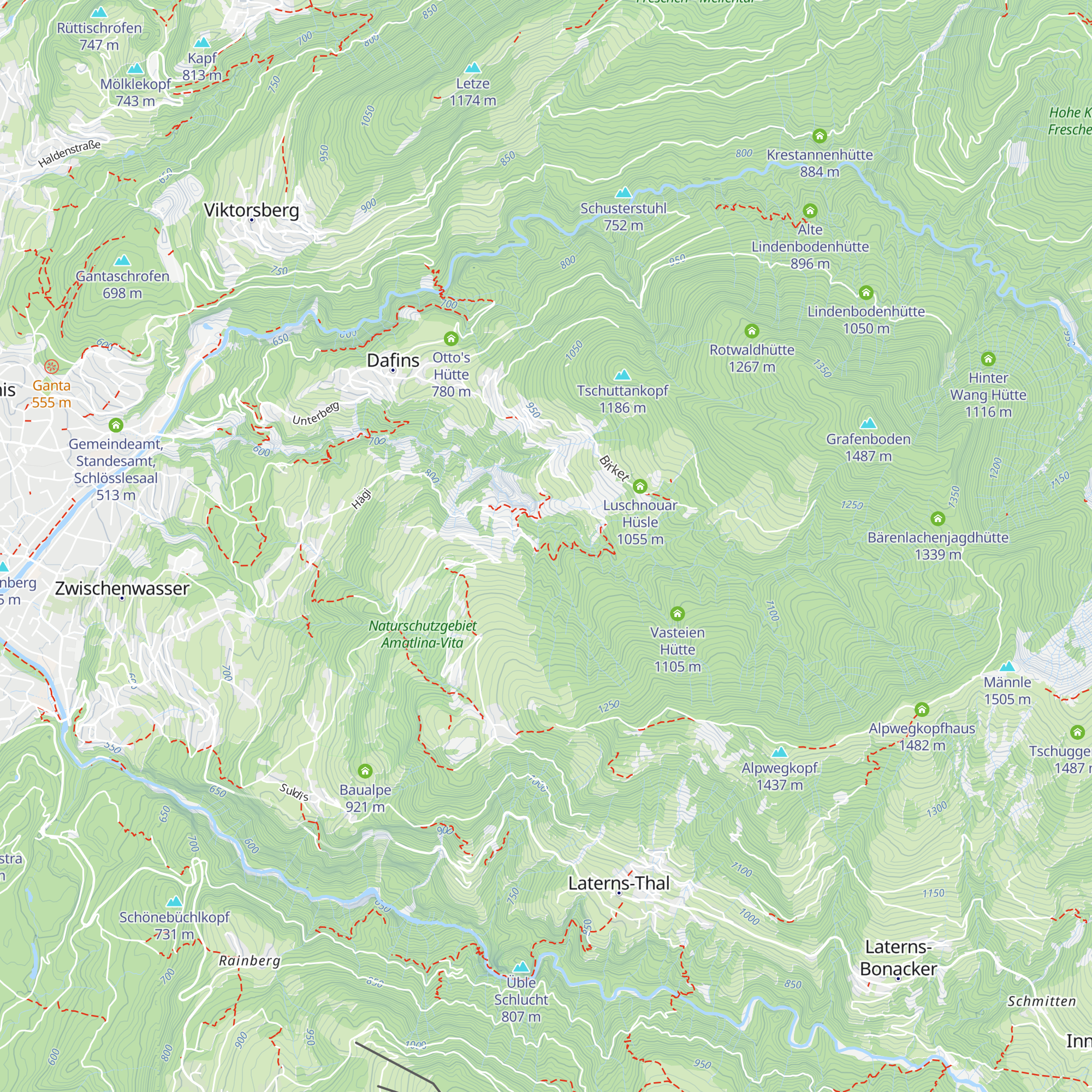 Jagdhaus Vallasusa map