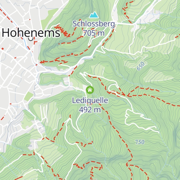 Map of Lediquelle