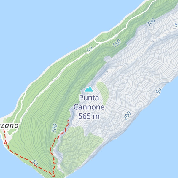 Map of Punta Cannone