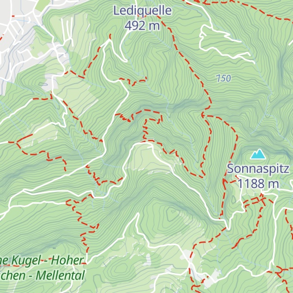 Map of Alpe Gsohl