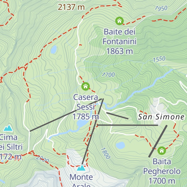Map of Baita del Camoscio