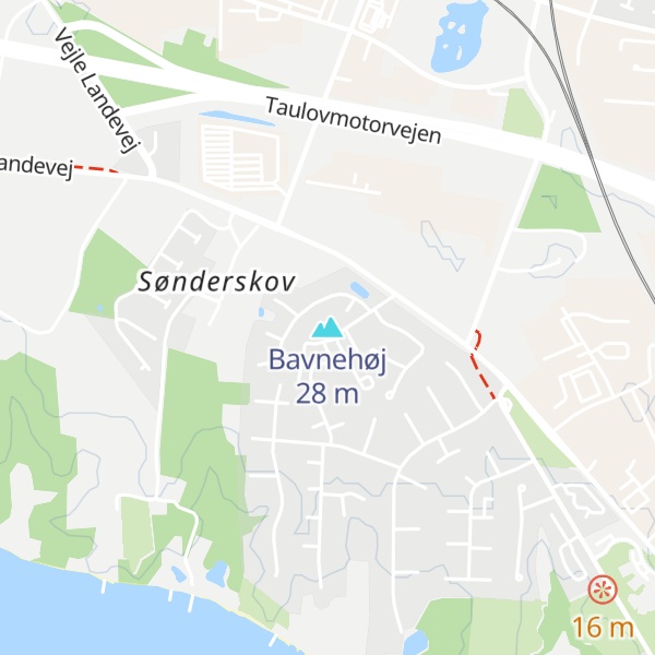 Map of Bavnehøj
