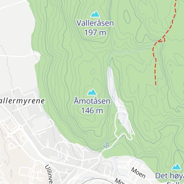 Map of Åmotåsen