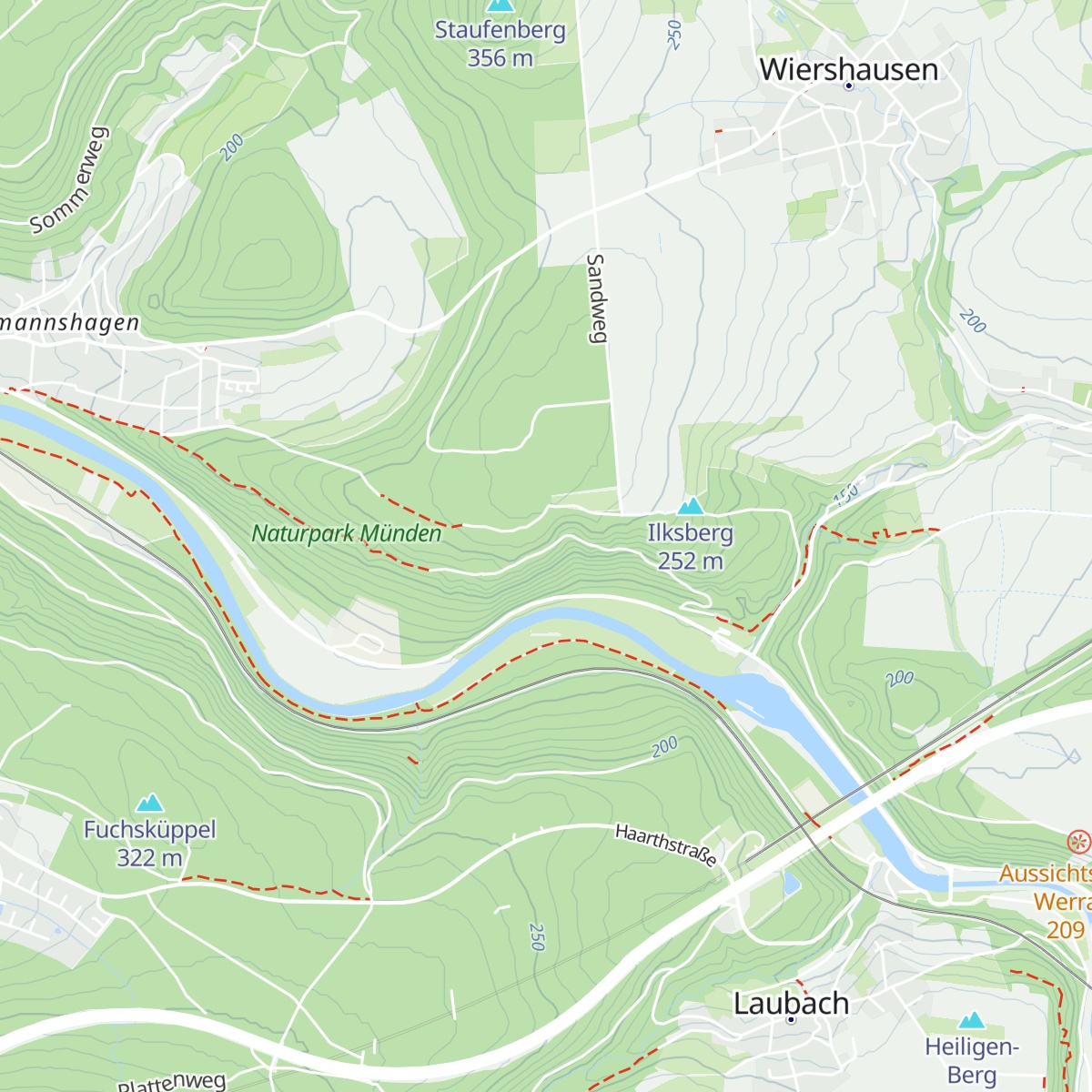 Kramberg-Schutzhütte map