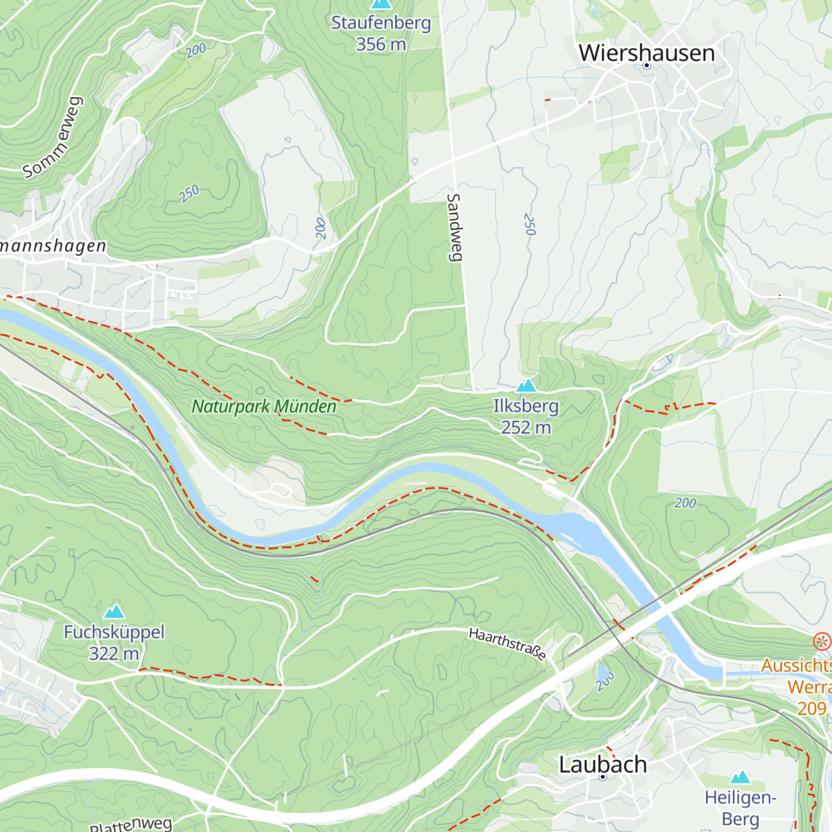 Kramberg-Schutzhütte map