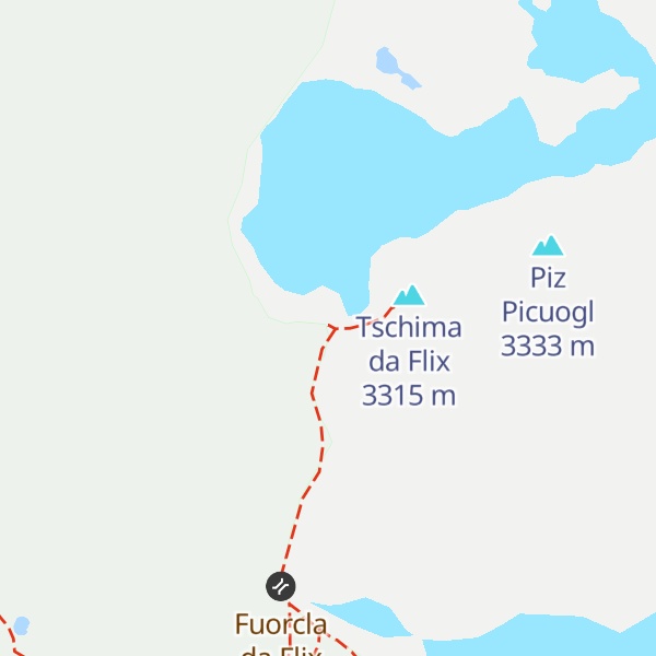 Map of Tschima da Flix - Westgipfel