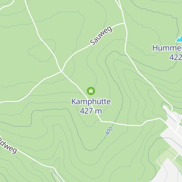 Map of Kamphütte