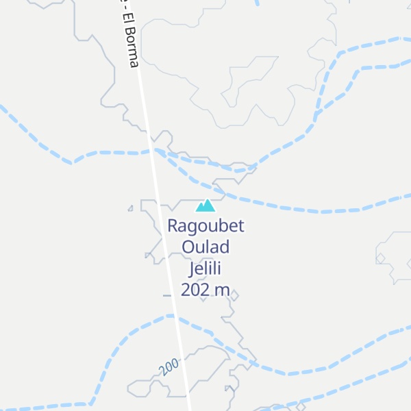 Map of Ragoubet Oulad Jelili