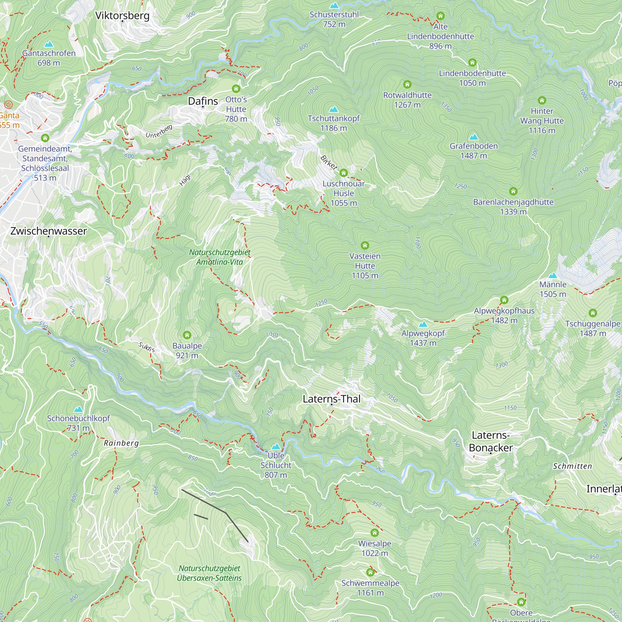 Muntliger Schihütte map