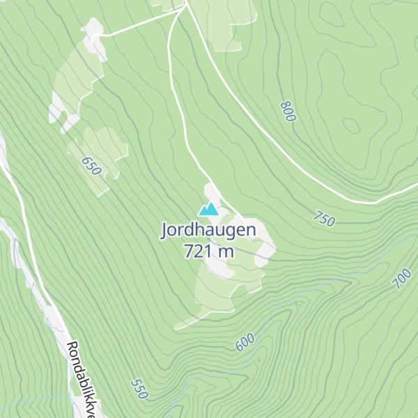 Map of Jordhaugen