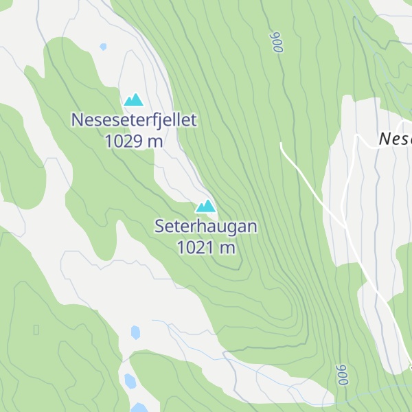 Map of Seterhaugan