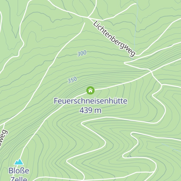 Map of Feuerschneisenhütte