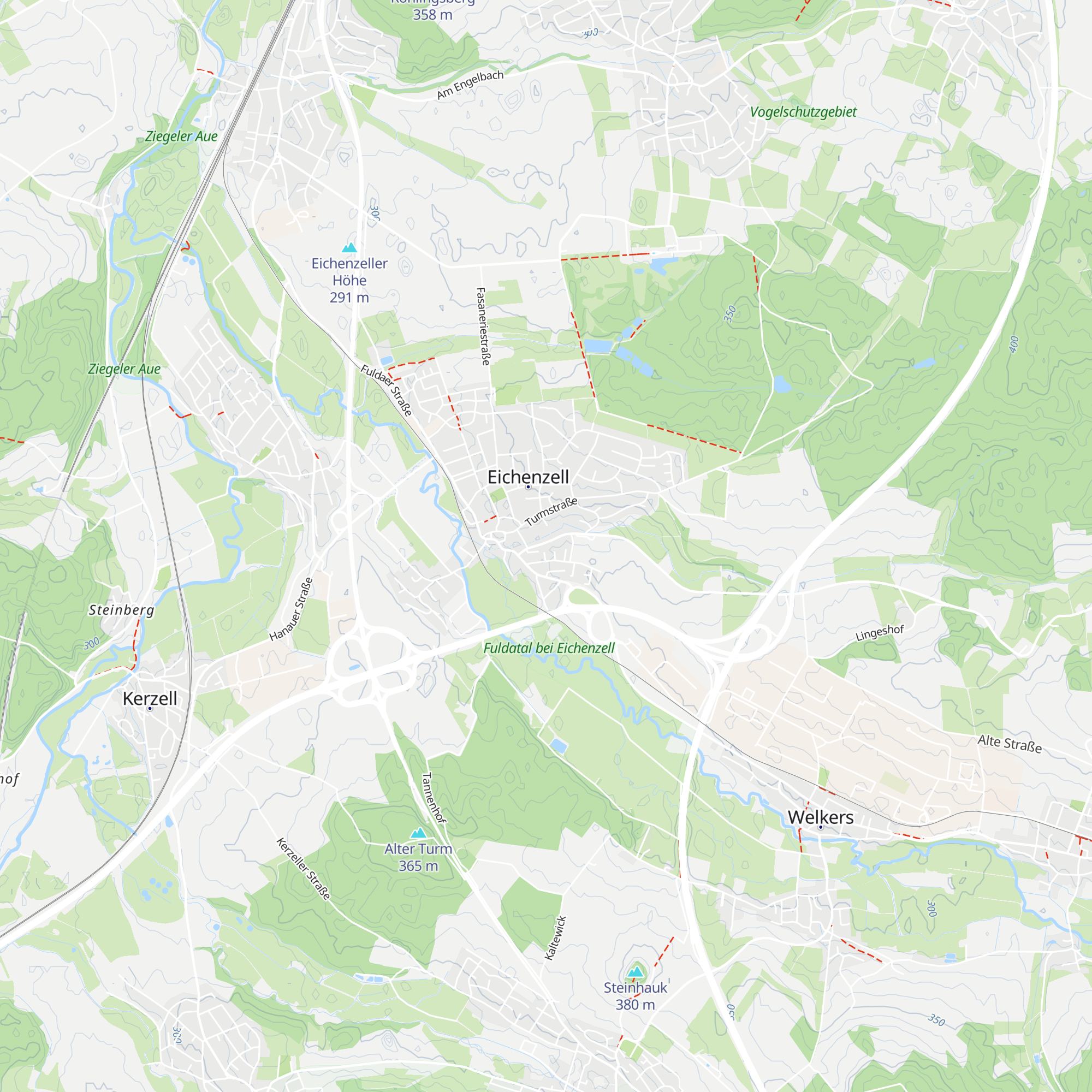 Munkenhütte map