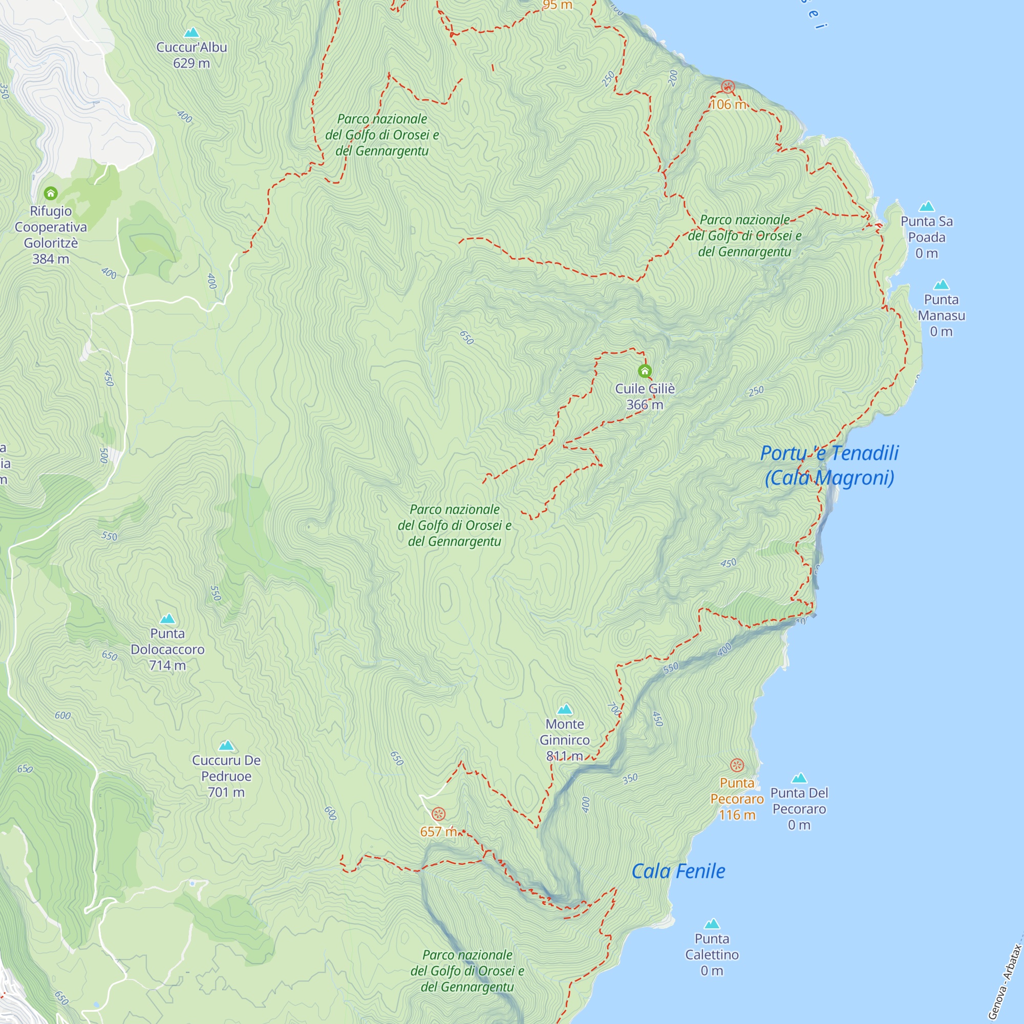 Cuile Truncone Nuovo map